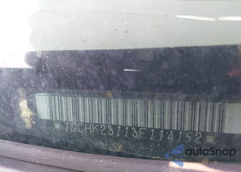 2003 Chevrolet Silverado 2500Hd Lt from USA, damaged, VIN 1GCHK23113F114152